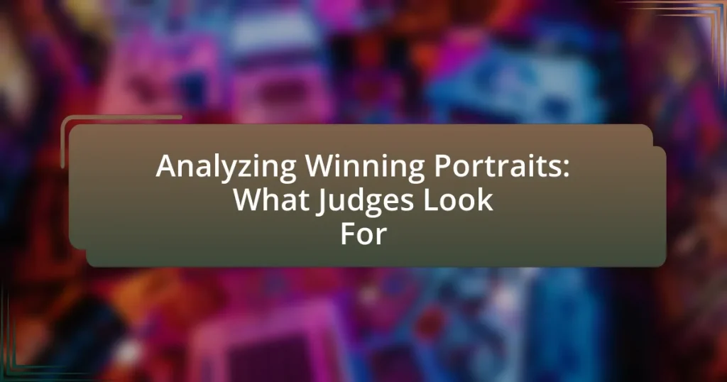 Analyzing Winning Portraits: What Judges Look For