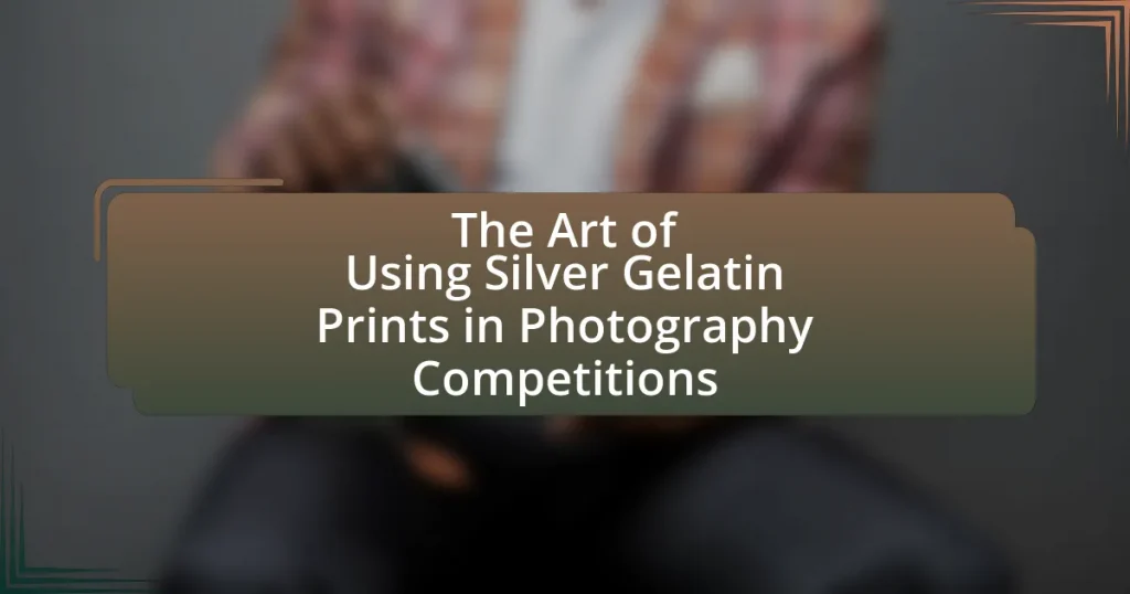 The Art of Using Silver Gelatin Prints in Photography Competitions