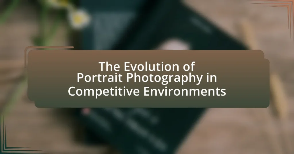 The Evolution of Portrait Photography in Competitive Environments