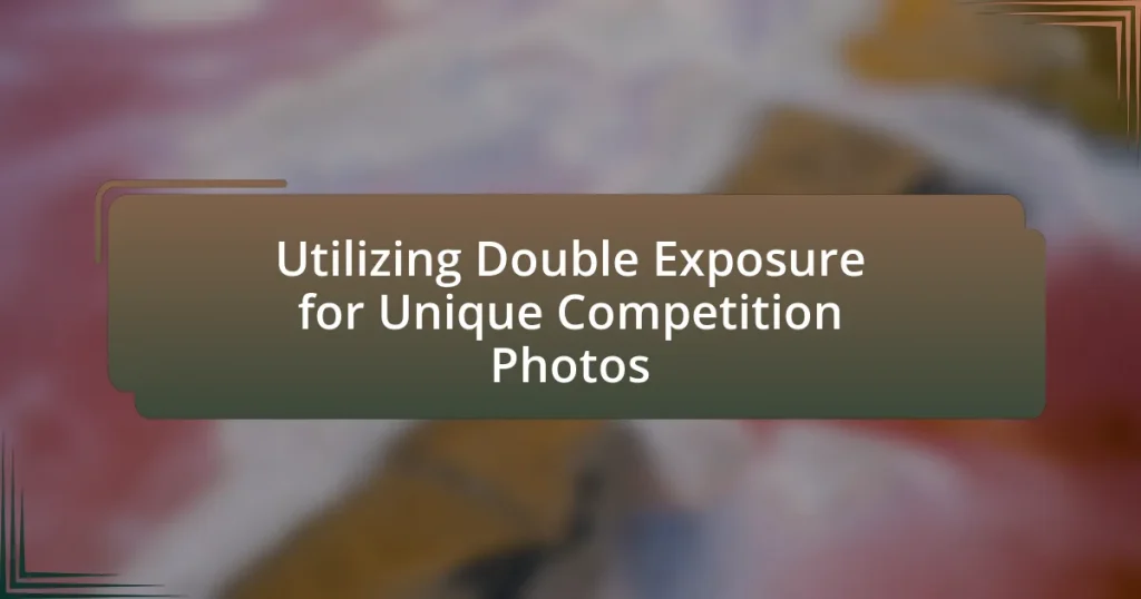 Utilizing Double Exposure for Unique Competition Photos